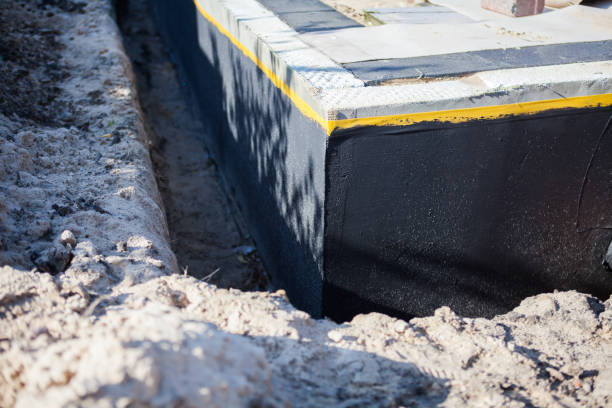 Professional Foundation Crack Repair technician working in Rumson, NJ